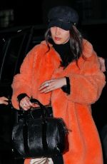 BELLA HADID Arrives Back in New York from Paris 01/27/2017