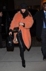 BELLA HADID Arrives Back in New York from Paris 01/27/2017
