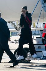 BELLA HADID Arrives in Paris, 01/19/2017