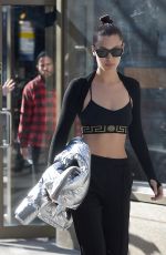 BELLA HADID at a Gym in New York 01/15/2017