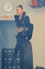 BELLA HADID at a Gym in New York 01/15/2017