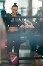 BELLA HADID at a Gym in New York 01/15/2017