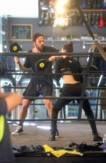BELLA HADID at a Gym in New York 01/15/2017