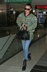 BELLA HADID at JFK Airport in New York 01/12/2017