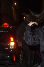 BELLA HADID at Kinugawa Restaurant in Paris 01/20/2017
