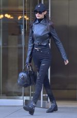 BELLA HADID Leaves Her Apartment in New York 01/16/2017