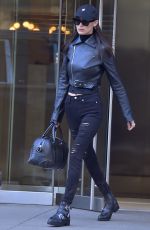 BELLA HADID Leaves Her Apartment in New York 01/16/2017