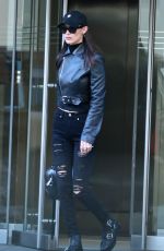 BELLA HADID Leaves Her Apartment in New York 01/16/2017