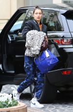 BELLA HADID Out and About in Beverly Hills 01/04/2017