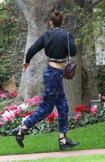 BELLA HADID Out and About in Beverly Hills 01/04/2017