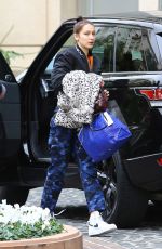 BELLA HADID Out and About in Beverly Hills 01/04/2017