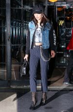 BELLA HADID Out and About in New York 01/13/2017
