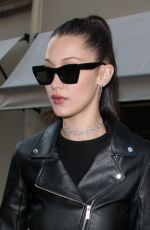 BELLA HADID Out and About in Paris 01/21/2017