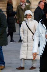 BELLA HADID Out and About in Paris 01/22/2017