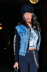 BELLA HADID Out for Dinner in New York 01/13/2017