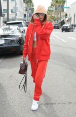 BELLA HADID Out for Lunch at Il Pastaio in Beverly Hills 01/03/2017