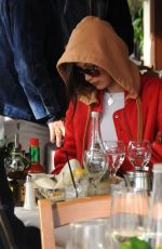 BELLA HADID Out for Lunch at Il Pastaio in Beverly Hills 01/03/2017