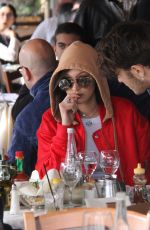 BELLA HADID Out for Lunch in Beverly Hills 01/03/2017