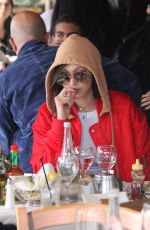 BELLA HADID Out for Lunch in Beverly Hills 01/03/2017