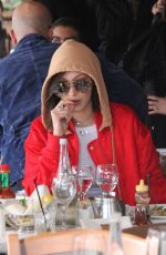 BELLA HADID Out for Lunch in Beverly Hills 01/03/2017