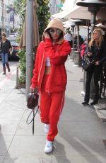 BELLA HADID Out for Lunch in Beverly Hills 01/03/2017