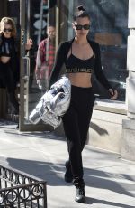 BELLA HADID Out in New York 01/15/2017