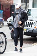 BELLA HADID Out in New York 01/28/2017