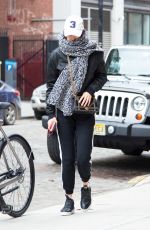 BELLA HADID Out in New York 01/28/2017