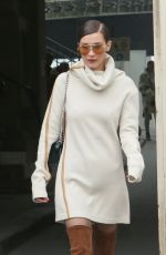 BELLA HADID Out in Paris 01/24/2017
