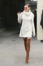 BELLA HADID Out in Paris 01/24/2017