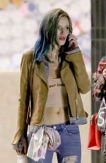 BELLA THORNE Arrives at Cade Hudson