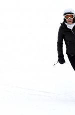 BETHENNY FRANKEL Snowboarding on Her Holiday in Aspen 12/25/2016