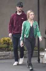 BILLIE LOURD and Tayor Lautner Out in Studio City 01/04/2017