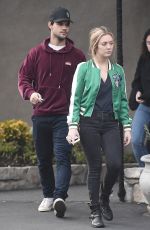 BILLIE LOURD and Tayor Lautner Out in Studio City 01/04/2017