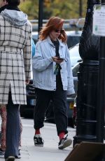 BILLIE PIPER Out and About in Primrose Hill 01/02/2017