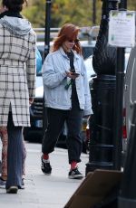 BILLIE PIPER Out and About in Primrose Hill 01/02/2017