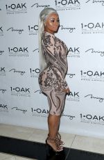 BLAC CHYNA at 1 Oak Nightclub Inside the Mirage Welcomes Special Guest Host Blac Chyna in Las Vegas 01/07/2017