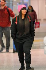 BLAC CHYNA at JFK Airport in New York 01/15/2017