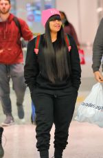 BLAC CHYNA at JFK Airport in New York 01/15/2017
