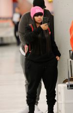 BLAC CHYNA at JFK Airport in New York 01/15/2017