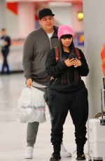 BLAC CHYNA at JFK Airport in New York 01/15/2017