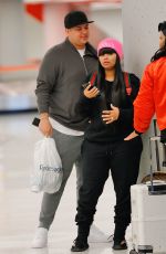 BLAC CHYNA at JFK Airport in New York 01/15/2017