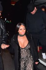 BLAC CHYNA Night Out in New York 01/15/2017