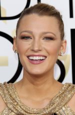 BLAKE LIVELY at 74th Annual Golden Globe Awards in Beverly Hills 01/08/2017