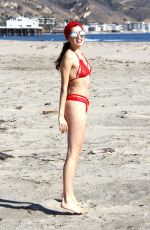BLANCA BLANCO in Bikini at a Beach in Malibu 01/01/2017