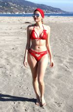 BLANCA BLANCO in Bikini at a Beach in Malibu 01/01/2017