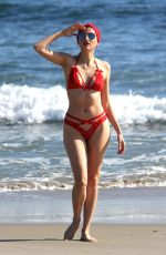 BLANCA BLANCO in Bikini at a Beach in Malibu 01/01/2017