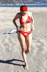 BLANCA BLANCO in Bikini at a Beach in Malibu 01/01/2017