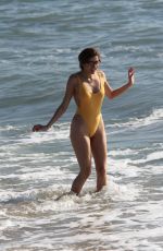 BLANCA BLANCO in Swimsuit on the Set of a Photoshoot at a Beach in Malibu 01/01/2017