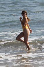 BLANCA BLANCO in Swimsuit on the Set of a Photoshoot at a Beach in Malibu 01/01/2017